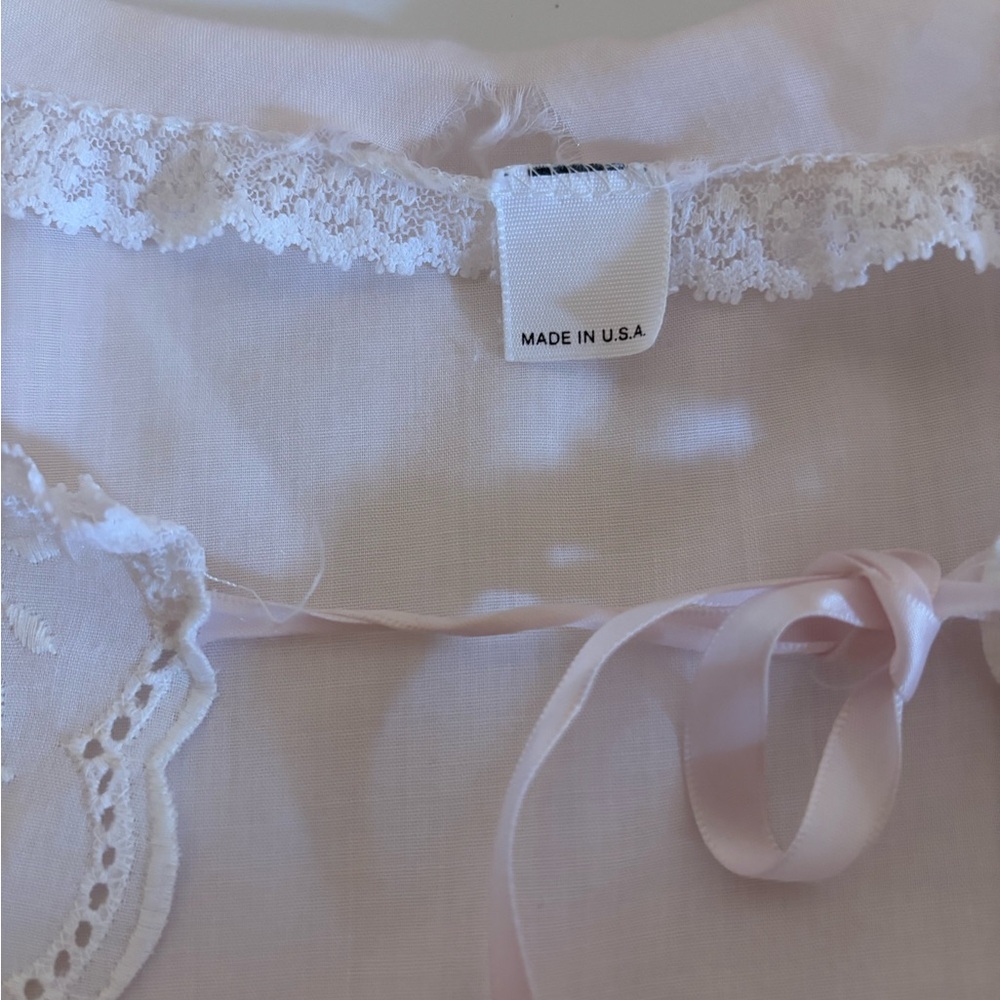 Vintage Nighty Light Pink & White - Picture 5 of 7